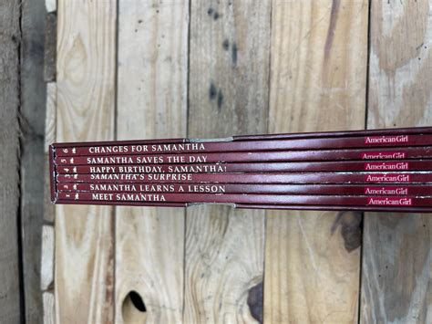 Lot - American girl Samantha book set