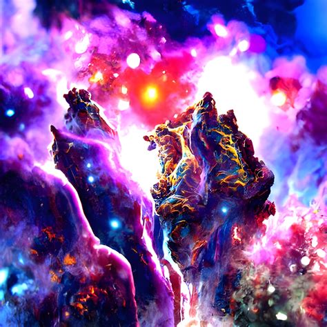 Space Porn on Twitter: "Heart of the Cosmos, by me using AI https://t