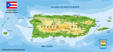 Mapas de Puerto Rico, "la Isla del Encanto"