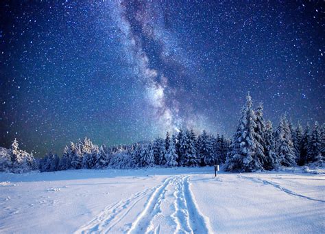 Snowy Night Desktop Wallpaper at Matthew Calzada blog