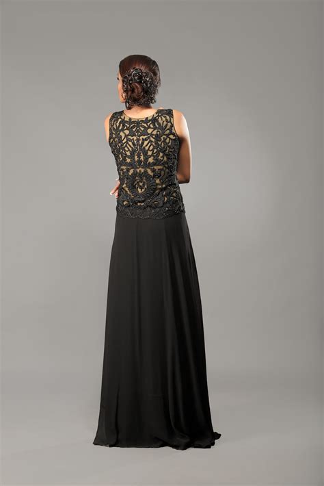 Buy online Black Indian Designer Gown - AD Singh