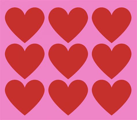 Red Hearts On Pink Free Stock Photo - Public Domain Pictures