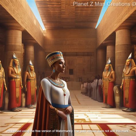 Queen Hatshepsut in Egyptian Palace by PlanetZMan on DeviantArt