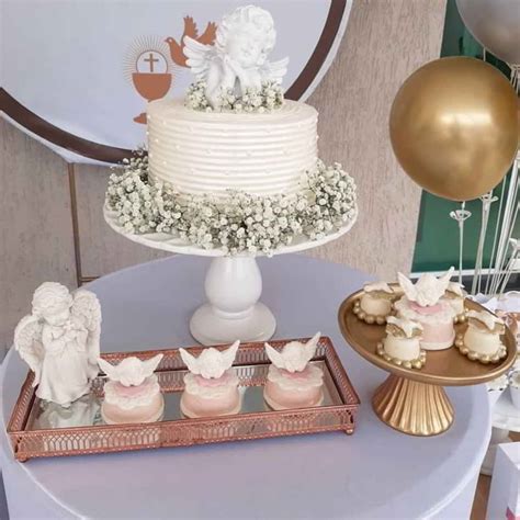 Decoração Para Bolo De Batizado - Decoração de batizado: +30 ideias e dicas para enfeitar | Decoração ...