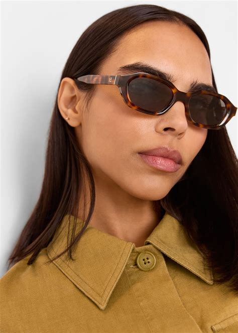Brown/Multi Isle Of Eden Luca Sunglasses | WHISTLES | Whistles US