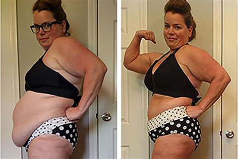 Belly Fat Before And After Women