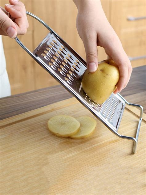 1pc Stainless Steel Potato Grater | Vegetable grater, Must have kitchen