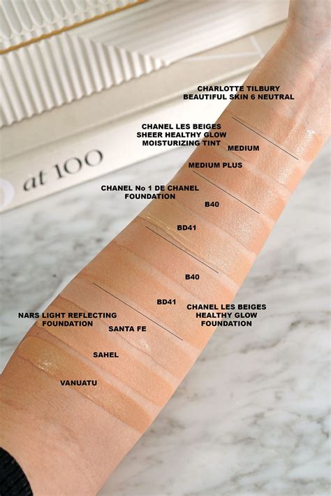 Chanel Foundation Comparison Chart Chia Sẻ 54+ Về Chanel