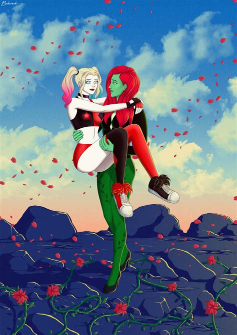 Download Partners in Crime: Harley Quinn and Poison Ivy Wallpaper