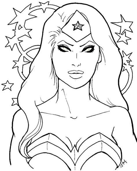 Desenhos da Mulher-Maravilha para colorir - Pop Lembrancinhas