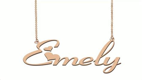 personalized Emely name necklace [Video] | Mom daughter necklace, Name ...