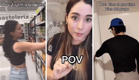 significa pov en tiktok    se usa point  view nspe