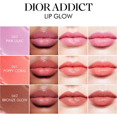 Dior Addict Lip Glow Balm 063 Pink Lilac - 24h Hydration, Custom Glow