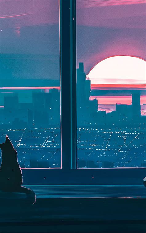 Anime Aesthetic Cat Wallpapers - Wallpaper Cave