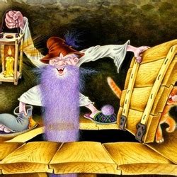 Иллюстрация Домовой в стиле книжная графика | Illustrators.ru