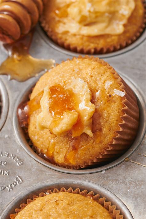 Sweet Honey Cornbread Muffins - A Full Living