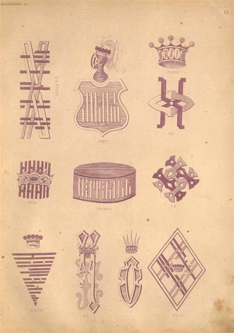Альбом монограмм конца 19 столетия.: picturehistory — LiveJournal