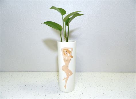 Vintage 1970s Nude Pin-up Model Ceramic Vase 3D Naked Lady | Etsy