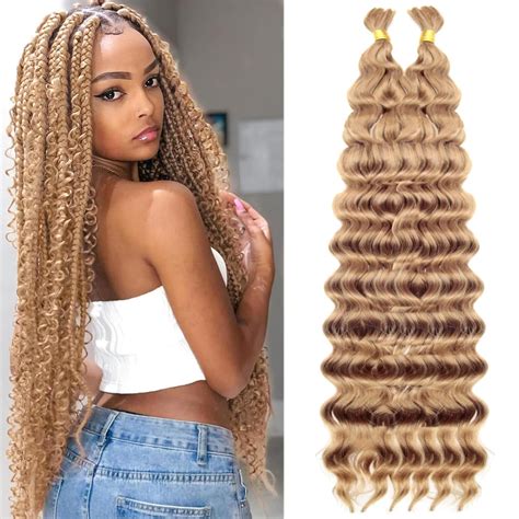 Amazon.com : SUYIAPIY Deep Wave Bulk Hair for Braiding Boho Hair for