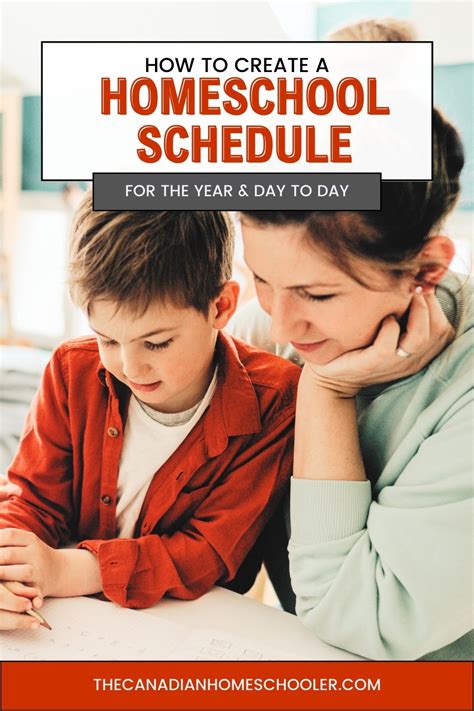 How to Create A Homeschool Schedule: Yearly & Daily Options