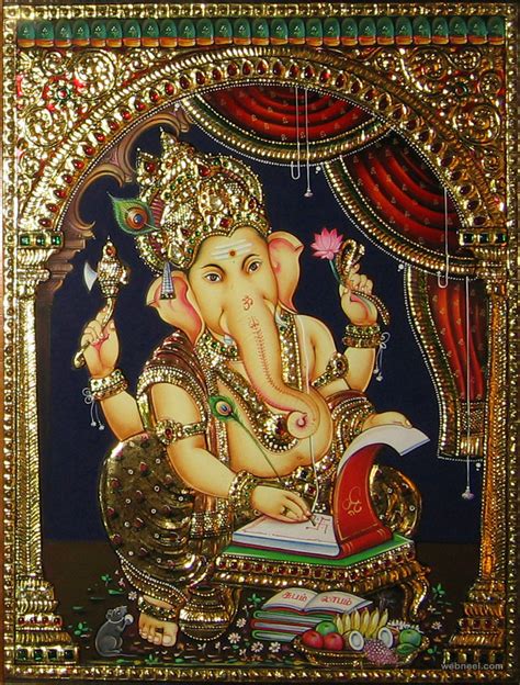 beautiful tanjore paintings traditional indian paintings thanjavur art