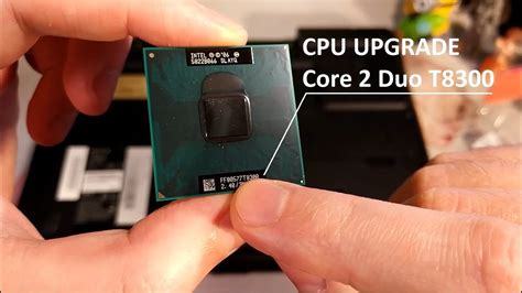 Intel Core 2 Duo T8300 - YouTube