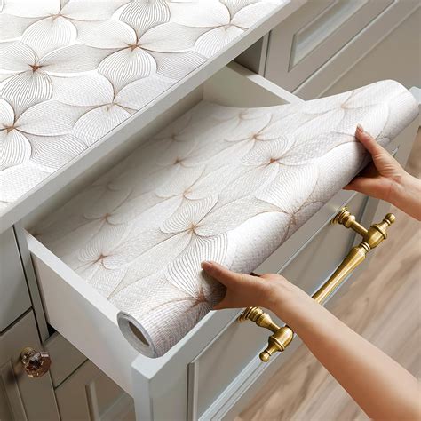 Amazon.com - Quttisay Shelf Liner for Kitchen Cabinets,Non Adhesive