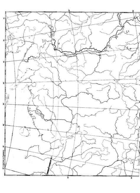 Контурная карта Урала 9 класс по географии на GeographyWeb.ru