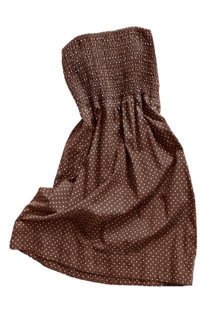 Premium Photo | Strapless dress isolated