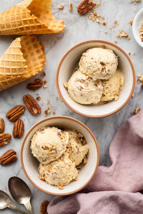 Butter Pecan Ice Cream - The Recipe Rebel [VIDEO]