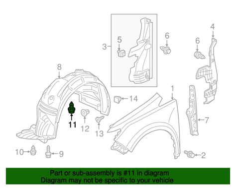 Clip, Fender (Inner) - Honda (91512-SX0-003)