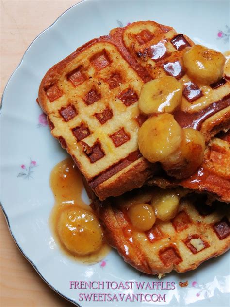 French Toast Waffles..yes, you read that right - Sweet Savant