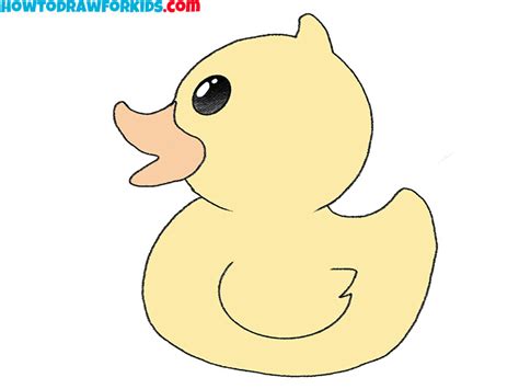 How to Draw a Duckling - Easy Drawing Tutorial For Kids