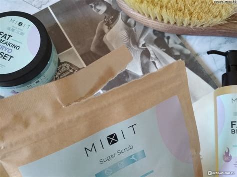 Скраб для тела антицеллюлитный MIXIT FAT BREAKING SET CRYO - «Сахарный ...