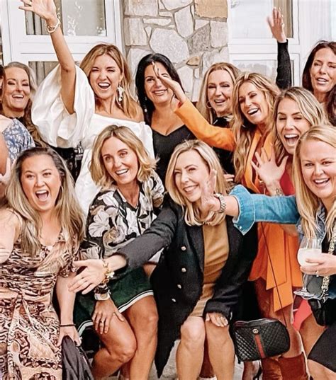 qvc host jen coffey joined  family friends  engagement party