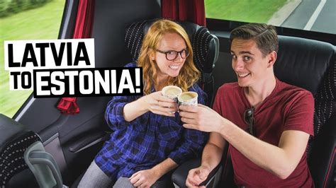 Accidentally Booked FIRST CLASS! (Bus Ride from Latvia to Estonia ...