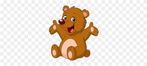 Bear Cub Clipart Cute - Cute Teddy Bear Clipart - FlyClipart