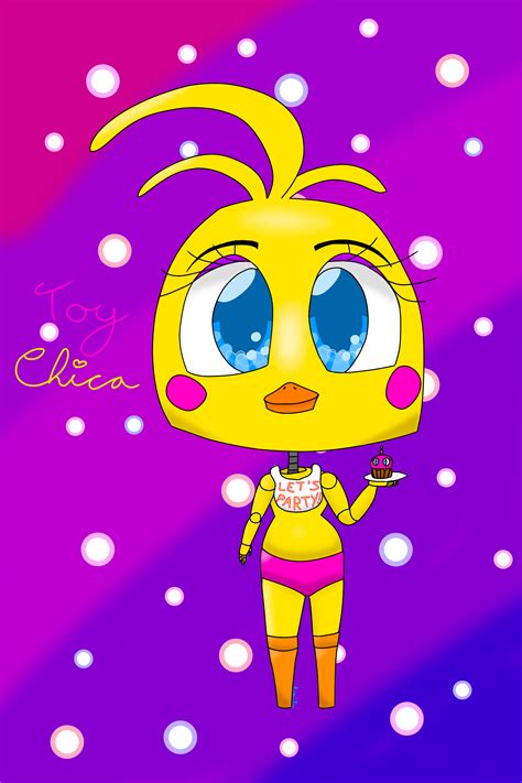 [FAN ART] Chibi Toy Chica by KamashiHaimura on DeviantArt