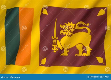 Flag of Sri Lanka stock image. Image of national, country - 50942243