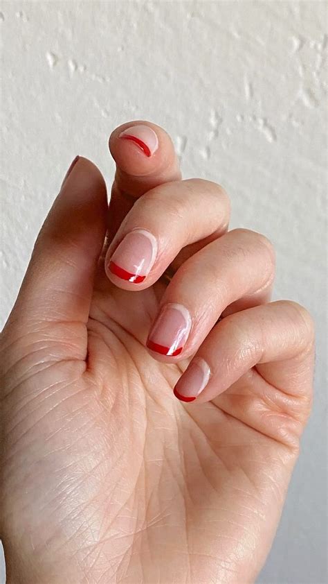 Minimal Nail Art Design | Minimal nails art, Minimal nails, French nails
