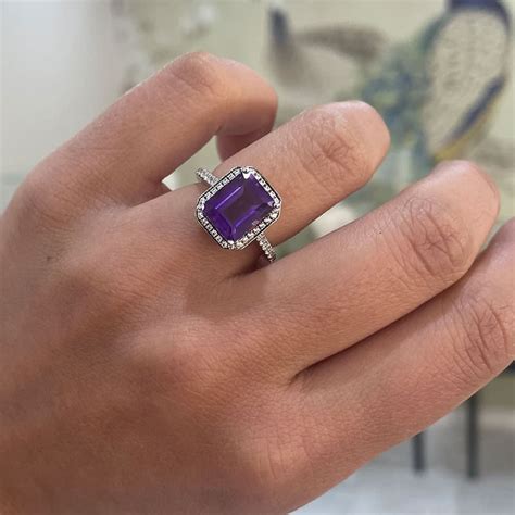 amethyst engagement ring temple grace usa