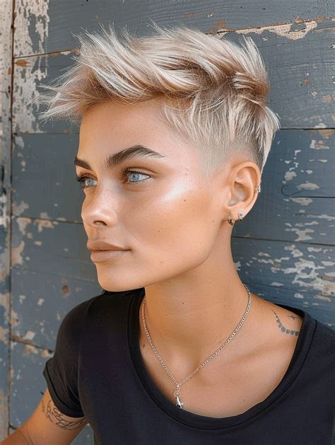 funky pixie cut ideas  blend  edginess  sophistication