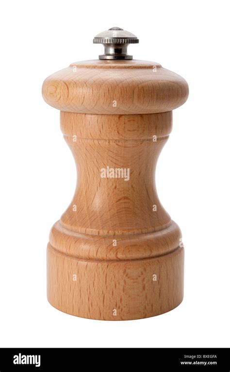 pepper mill isolated  white stock photo alamy