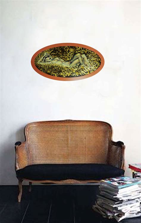 Serenity golden grass - Drozdova Mariia | TouchofArt