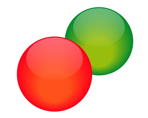 balls green red   white background  vector art  vecteezy
