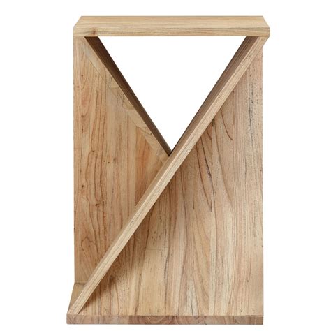 ajax side table natural portside interiors