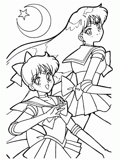 Anime Coloring Pages For Kids - Coloring Home