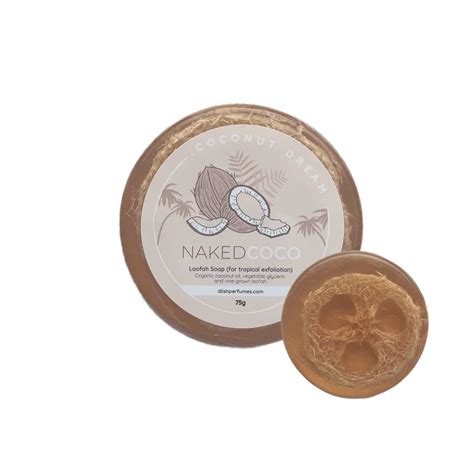 Naked Coco Loofah Soaps | Exfoliating Tropically Perfumed Soap
