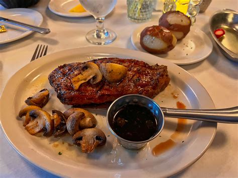 Wisconsin - 12 ounce New York Strip, medium rare - flavorful and juicy