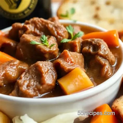 comforting simmered beef stew  guinness flavor recipes